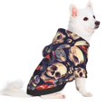 thumbnail image 2 of Gaeub Skull record rock Print Small Pets Wear Hoodies,Dog Pullover,Cat Apparel,Fashion Pet Clothing,for Small Medium Dogs and Cats-X-Large, 2 of 7