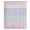 Pink, variant on Colorful Stripe Sheer Curtains 54 Inches Long, Modern Teal Blue Green Vertical Striped Light Filering Curtains, Breathable Simi Curtain Privacy Drapes for Kitchen Bathroom Small Window Treatment
