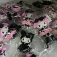 thumbnail image 2 of Sanrio-muñeco de peluche Original Kuromi My Melody, traje de mucama de encaje negro Kawaii, serie de dibujos animados, lindo peluche colgante, regalo, 14Cm2 Fivean Toy model, 2 of 2