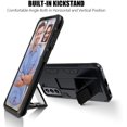 thumbnail image 2 of for Samsung S21 Case 5G 6.2 inch Heavy Duty Protective Military Grade Dual Layer Galaxy S21 Case with Screen Protector Magnetic Built-in Kickstand Phone Case for Samsung S21(Black), 2 of 7