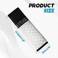 thumbnail image 2 of 2 PCS Bling Car Seat Belt Cover Pad, Breathable Leather Seat Belt Covers for Cars, Soft Comfortable Seat Belt Shoulder Strap Covers, Rhinestone Auto Seat Belt Protector Cushion, White, 2 of 12