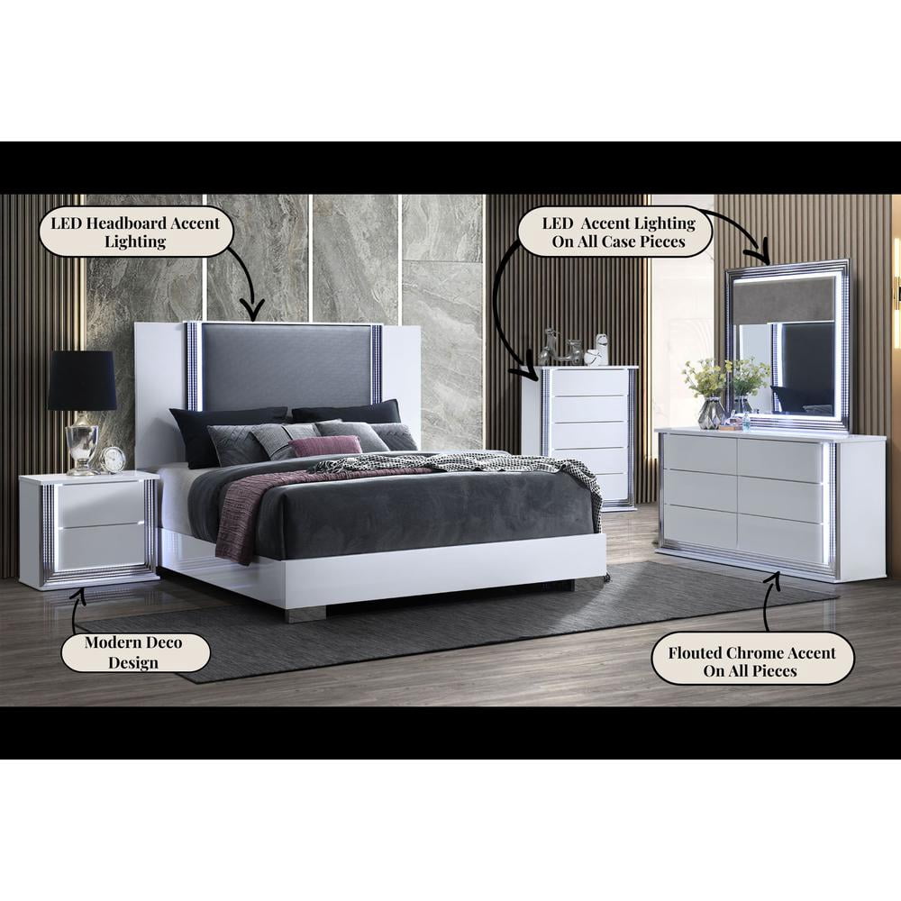Global Furniture Modern King Bed Group Set