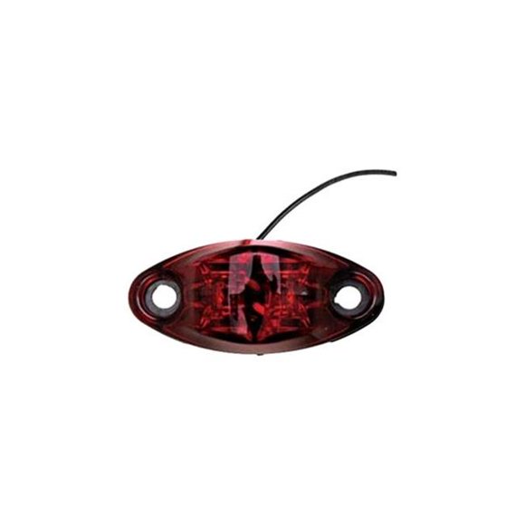 Lumière de Marqueur Extérieure à 2 Diodes 1 Fil, Rouge