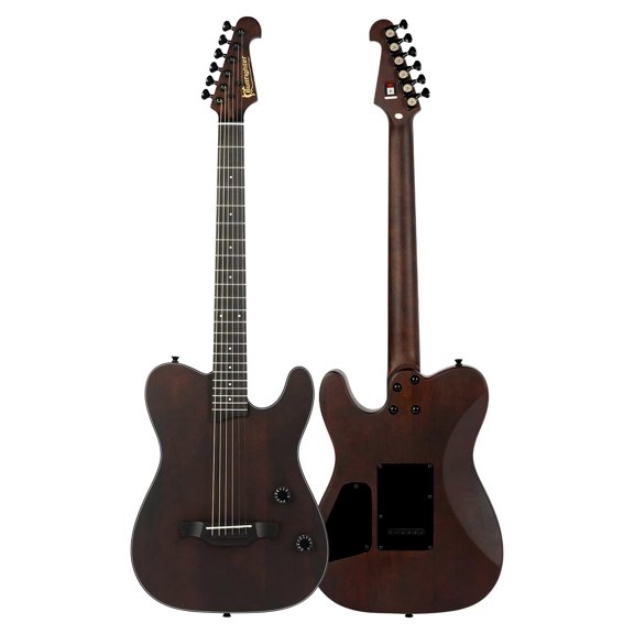 Guitarra acústica Bullfighter Silent de nailon de 6 cuerdas con funda y accesorio