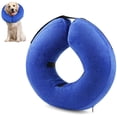 thumbnail image 1 of Protective Inflatable Dog Collar,Pet Recovery E-Collar Cone,Blue,S, 1 of 8