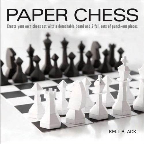 Pre-Owned Paper Chess: Create Your Own Chess Set with a Detachable Board and 2 Full Sets of Punch-out Pieces (Paperback) 0762437448 9780762437443