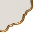 thumbnail image 4 of Benzara BM241161 Mirror with Scalloped Design & Metal Frame, Antique Gold, 4 of 5