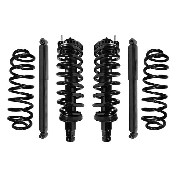 Unity Automotive Front & Rear Complete Strut Assembly Shock Kit Fits 2004-2007 Buick Rainier, 4-11180-65230c-001