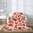 thumbnail image 2 of Throw Blanket for Couch Sofa and Bed - Cute Tomato Ketchup Super Soft Cozy Funny Plush Throw Blanket, Lightweight Fuzzy Comfy Warm Flannel Blanket & Throws for All Season 80"x60", 2 of 5