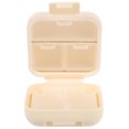 thumbnail image 1 of unbranded Estuche Portátil Beige Para Medicamentos Con Compartimentos Separados Para Viaje, 1 of 8
