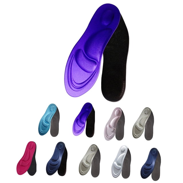 Flat Feet Arch Soft Support Shoe Insole Pad Breathable Elastic Massage Sponge Shoe Inlay Women