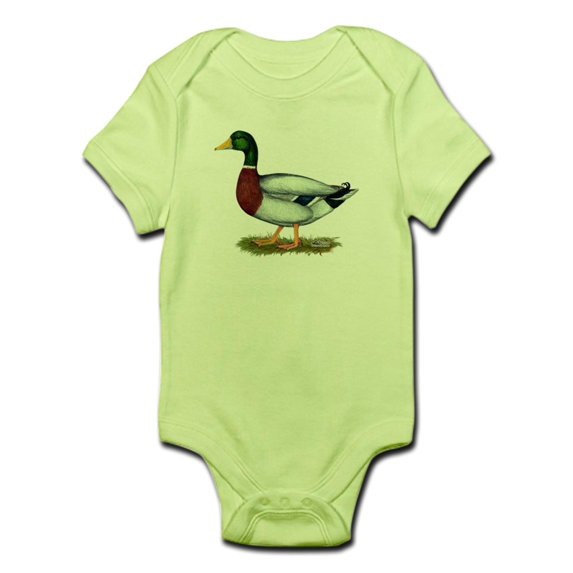 CafePress - Mallard Duck Drake Infant Bodysuit - Baby Light Bodysuit