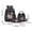 Black, variant on Kapibala Cute Animal Backpack 3-Piece Set, Spacious, Adjustable, Lightweight, 15x11x5 in