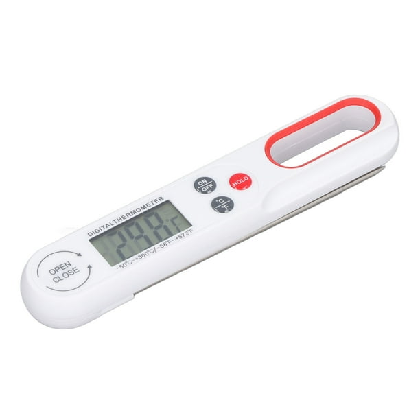 Termómetro para Carne Termómetro de Cocina de Lectura Instantánea Termómetro Digital para Alimentos Pantalla LCD Retroiluminada Sonda Larga Plegable Encendido Automático ANGGREK Otros