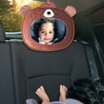 thumbnail image 5 of Diono Easy View Character Baby Car Safety Mirror for Rear Facing, Bear, 5 of 13