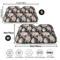 thumbnail image 3 of Balery Rose Flowers Print Car Windshield Sun Shade,Windshield Sunshade for Car Pickup Truck SUV Accessories-Medium, 3 of 7