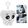 thumbnail image 5 of Colgante de felpa con forma de diente de dibujos animados, colgante de felpa con forma de diente de peluche, colgante para bolso, 5 of 5