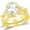 Gold, variant on 18K White Gold Plated Oval Wedding Rings for Women CZ S925 Sterling Silver Eternity Promise Band Engagement Rings Set Birthday Valentines Day Jewelry Gifts Her Mom Wife Girlfriend Adults Ideas