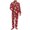 Reindeer Xmas Tree, variant on Yuyamidu Green Marble Print Button Pajama Set of 2 Men's Long Sleeve Night Shirt and Long Pants with Pockets Size 2XL Comfy V Neck Loungewear for Athletic Sleep Jogger