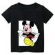 thumbnail image 5 of Nueva camiseta de algodón de alta calidad con combinación de letras de verano para niños, camiseta de manga corta con fuente ABCDEF de Disney Mickey Mouse, 5 of 5