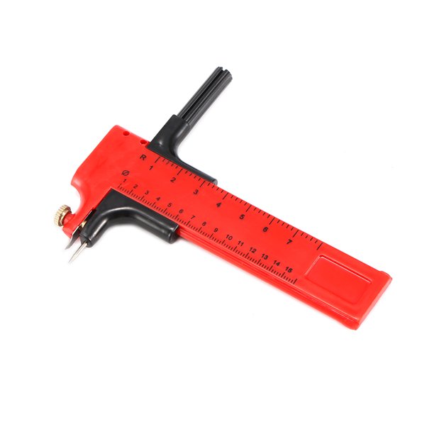 TureClos Red Paper Compass Comfortable Handle Compass Circle Cutter Adjustable Compass Cutting