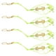 thumbnail image 2 of Cebos de pesca de carpa, anzuelo luminoso con alimentador de resorte, cuentas brillantes, aparejos, 4 Uds., 2 of 8