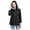Black, variant on Rain Coat for Women Waterproof With Removable Hood Lightweight Fall Winter Rain Jacket Outdoor Trench Windbreaker Long Raincoats Winter Jackets for Women