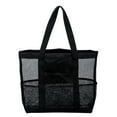 thumbnail image 1 of Grand Sac de Plage avec Poches Sacs de Plage, Anti-Sable, Sac de Plage en Maille pour Piscine Sac de Plage Fourre-Tout, Sac Fourre-Tout pour Jouets, Sac Filet de Rangement pour l'Épicerie Sac Fourre-Tout Très Grand pour Femmes, 1 of 8