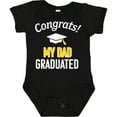 thumbnail image 3 of Inktastic Congrats My Dad Graduated with Cap Boys or Girls Baby Bodysuit, 3 of 5