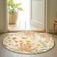 thumbnail image 3 of Alfombra antideslizante Rug Jinchan, redonda, floral, lavable, 122 cm, 3 of 8