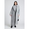 thumbnail image 4 of ELOQUII Women's Plus Size Textured Long Coat, 4 of 4