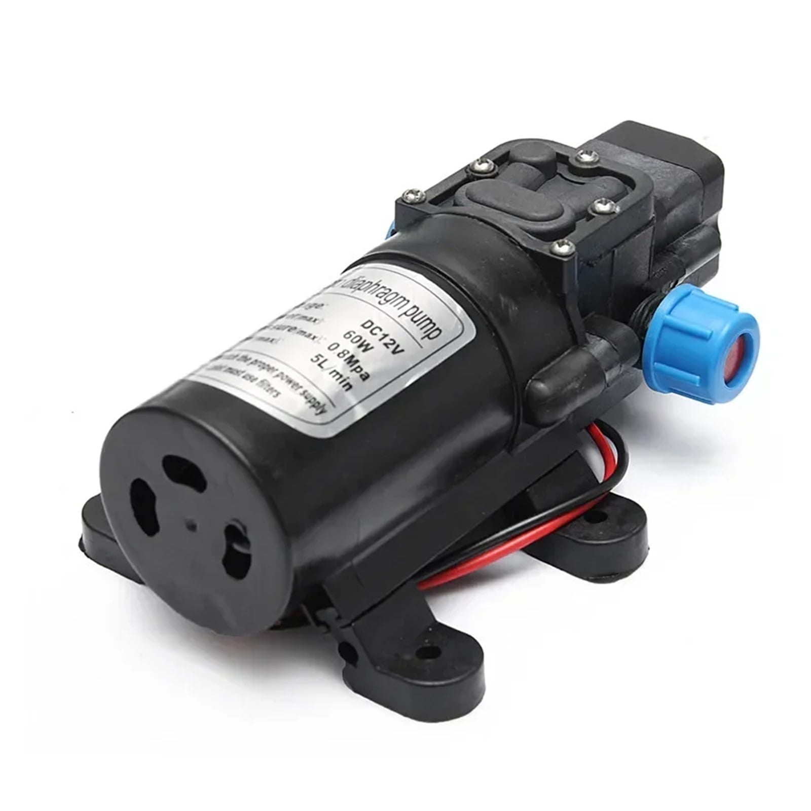 Agricultural Electric Water Pump Black Micro High Pressure Diaphragm Water Sprayer Car Wash 12V