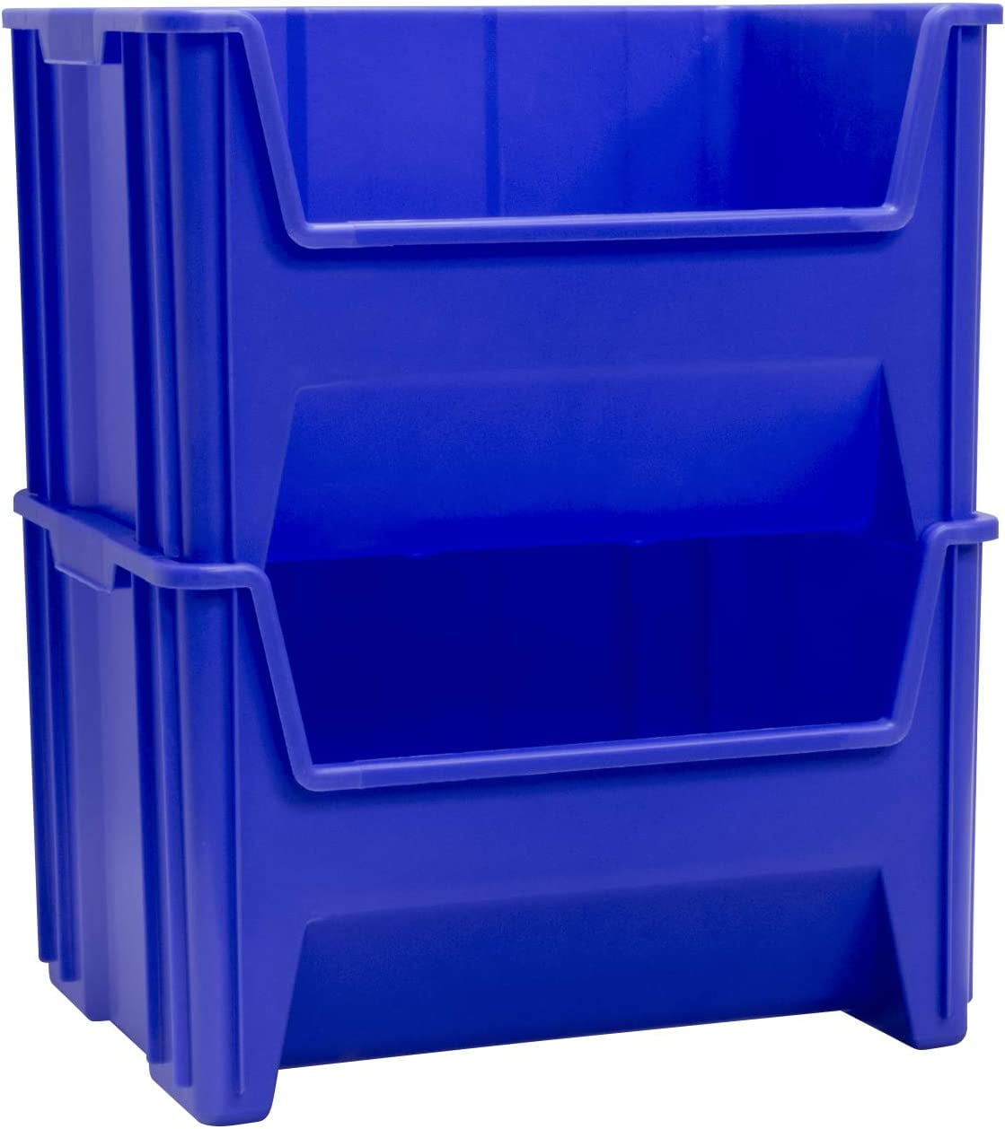 Blue Large Plastic Storage Bin, 1 - Metro Market