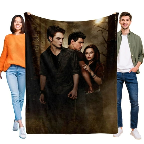 The Twilight Saga Blanket Flannel Throw for Bed Sofa Office Birthday Gift