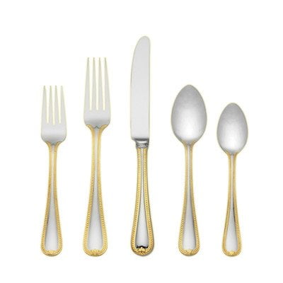 Lenox Butterfly Meadow 7 Piece - Lenox 5-Piece Vintage Jewel Gold Place Setting