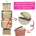thumbnail image 4 of Toiletry Bag, Large Makeup Bag Cosmetic Bag Tote Foldable Shower Handle Bag, 4 of 8