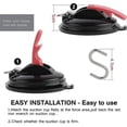 thumbnail image 3 of 4 Pcs Multifunctional Car Suction Cup, Camping Suction Cup, Powerful Suction Cup, 3 of 4