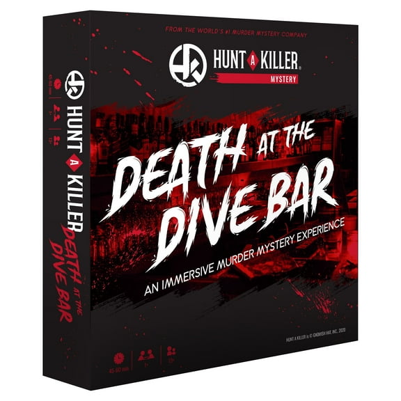 Hunt A Killer: Death at the Dive Bar – Murder Mystery Game for Adult Game Night, Ages 14 