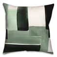 thumbnail image 2 of Creative Products Green Abstract Design 18x18 Indoor / Outdoor Pillow, 2 of 3