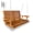 Teak Tone, variant on Innovaze 4 Ft Solid Fir Wood Porch Swing with Cup Holders, Heavy Duty 880 LBS , All-Weather Resistant for Outdoor Patio Garden, Teak Tone