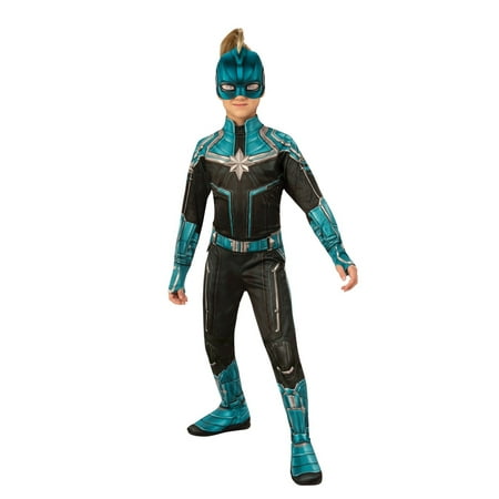 Halloween Avengers Captain Marvel Kree Suit Child