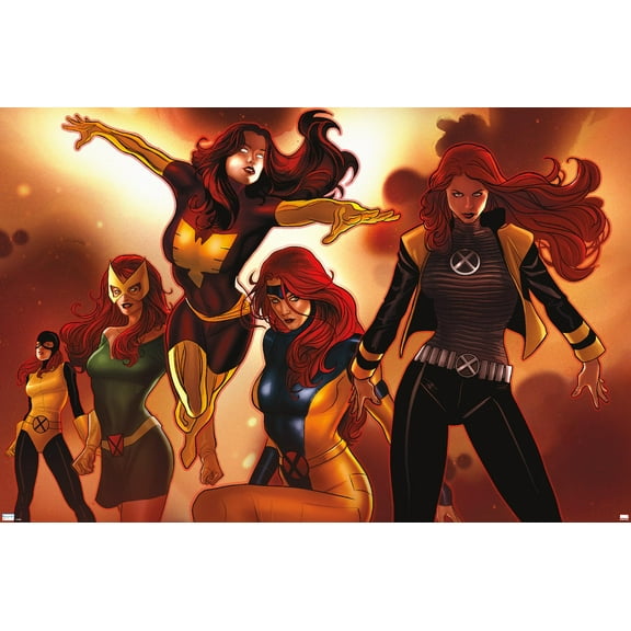 Marvel Comics X-Men - Jean X-Men Evolutions #1 Wall Poster, 22.375" x 34"