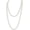 White, variant on 1920s Long Fake Pearls Strand Necklace Layered Retro Vintage Imitation Round Beaded Ball for Women Flapper Party Halloween Jewelry Mother's Day Gift