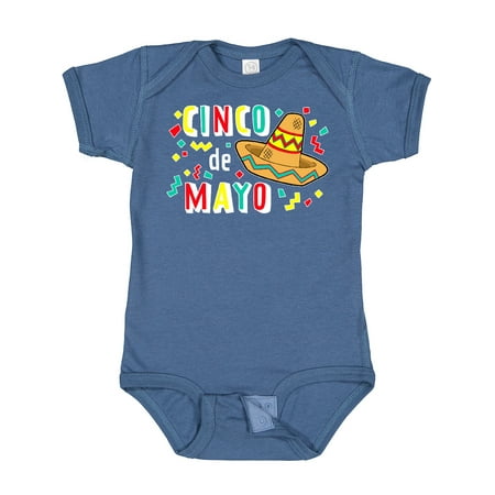 

Inktastic Happy Cinco De Mayo-sombrero Gift Baby Boy or Baby Girl Bodysuit