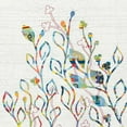 thumbnail image 3 of Ferguson, Kathy 20x20 Black Modern Framed Museum Art Print Titled - Rainbow Vines with Flowers, 3 of 5