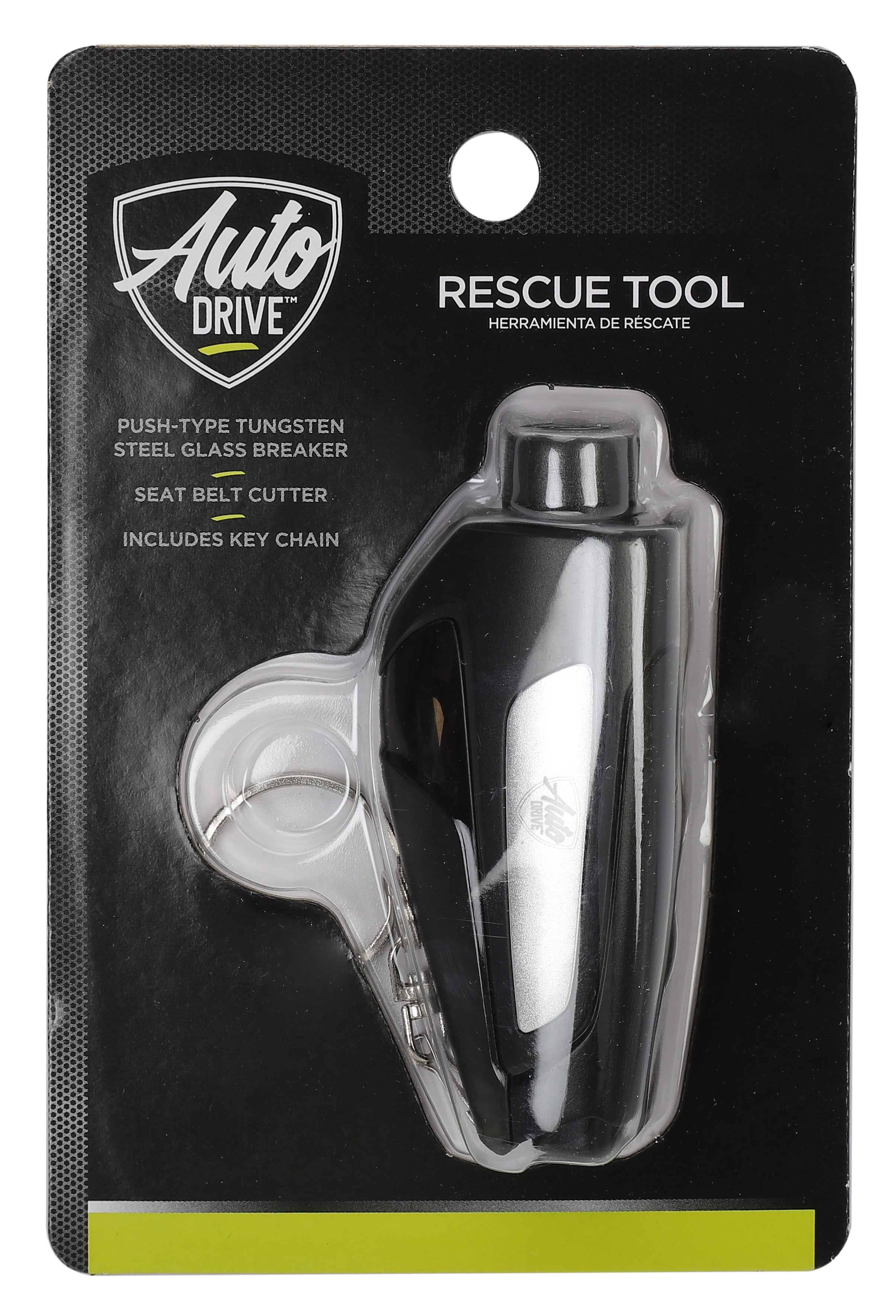 Auto Drive 2-in-1 Rescue Tool Seatbelt Cutter & Window Breaker, Model 7838,  1oz 