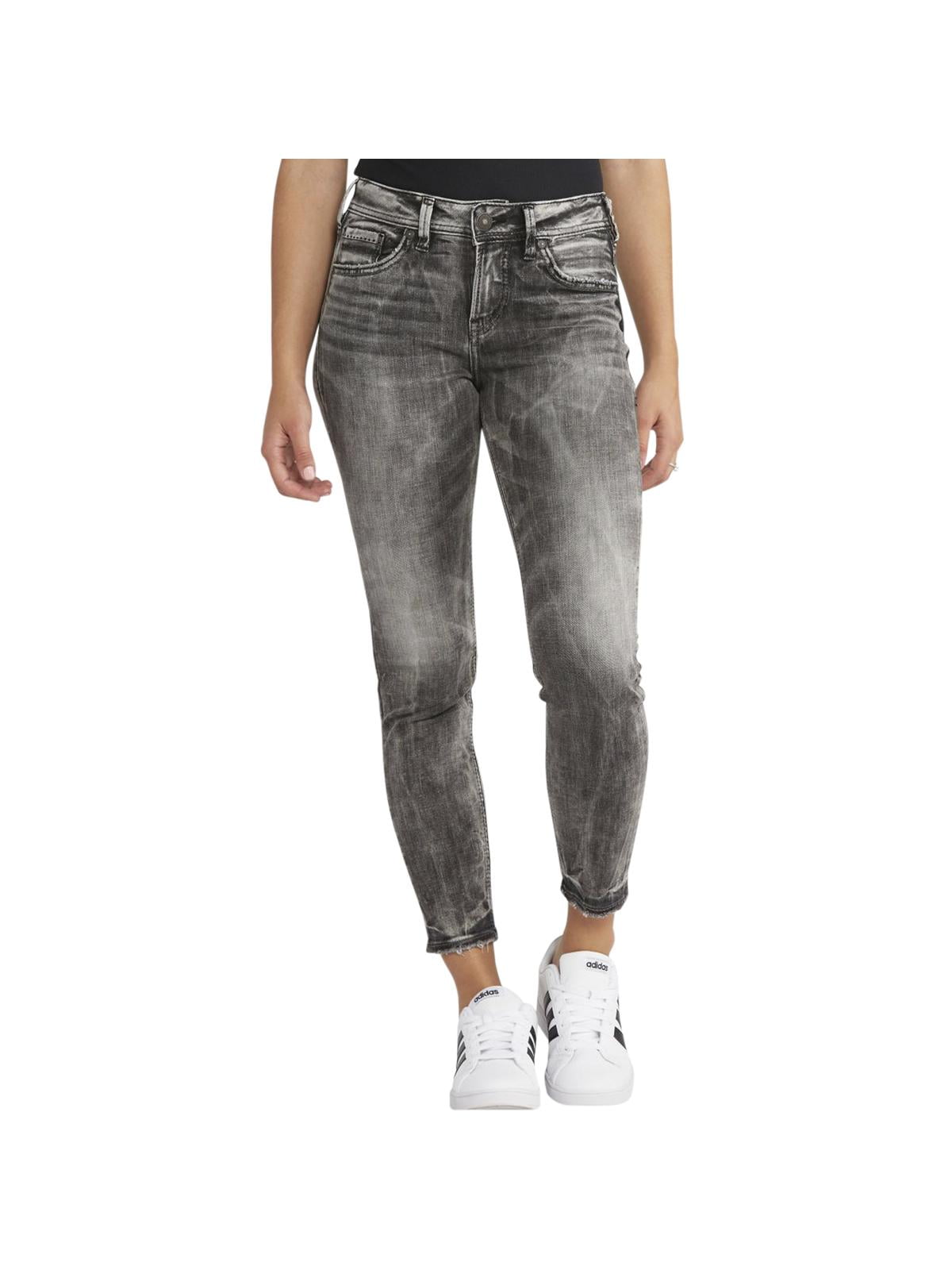 silver avery skinny jeans