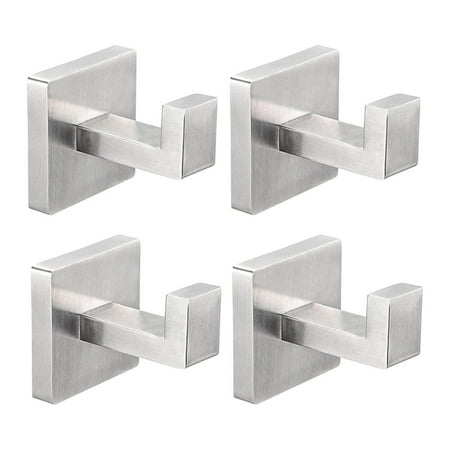 

Tanuke Hooks for Hanging Walmart Deals Clearances! Stainless Steel Wall Hooks Set Modern Design Rustproof & Easy Install With Concealed Screws for Towels Coats and More Silver Hooks