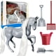 thumbnail image 2 of Juguetes de piscina, juguetes para bebés, juguetes para niños pequeños, simulación de caballo para peinar el cabello, juguete de caballo de granja, modelo de caballo de rancho, juego de caballo de ran, 2 of 6