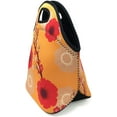 thumbnail image 2 of Wrapables® Insulated Neoprene Lunch Bag, Orange Floral, 2 of 7